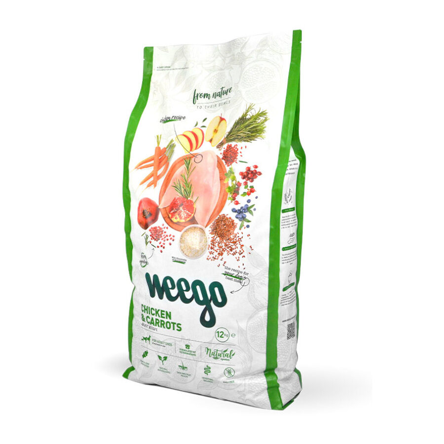 12 kg Weego Pollo y Zanahorias pienso para perros, , large Imagen numero 2